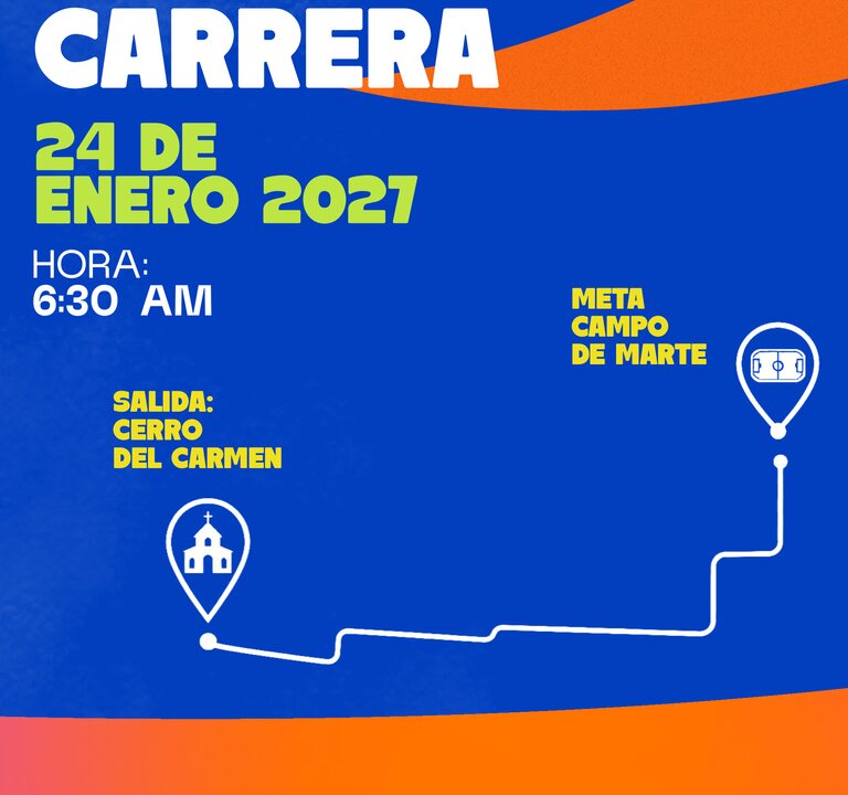 Fecha, hora y punto de salida de la carrera